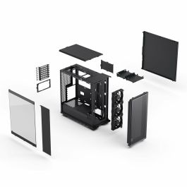 Fractal Design FD-C-EPO1A-02 Boîtier PC Verre Trempé Éclairage RGB Compatible ATX