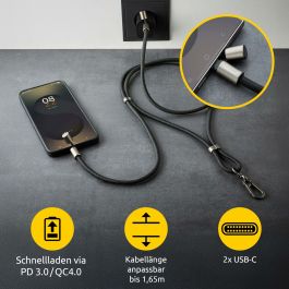 Câble USB-C INTENSO 7344031 Noir
