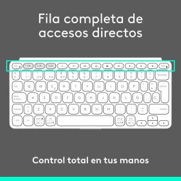 Clavier Logitech 920-012974 Blanc Gris QWERTY