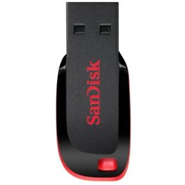 SanDisk Cruzer Blade Clé USB 128 Go USB 2.0 Type-A Sans Capuchon, Noir et Rouge