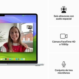 Ordinateur Portable Apple MRYP3Y/A 15,3" M3 8 GB RAM 256 GB SSD