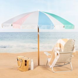 Parasol de plage Aktive Ø 200 cm 20 x 185 x 20 cm (6 Unités)
