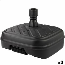 Base pour parapluie Aktive Anthracite Plastique 56 x 40 x 56 cm (3 Unités)