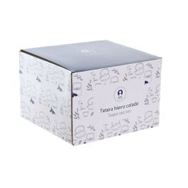 Théière Home ESPRIT Bleu Vert Acier inoxydable Fer 1 L (2 Unités)