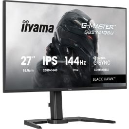 Ecran PC Gamer - IIYAMA - 27 - QHD - 144Hz - Dalle IPS - 1ms - Réglable en hauteur - G-Master Black Hawk4Hz