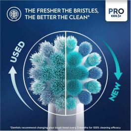 Brosse à dents électrique Oral-B Frozen Noir Multicouleur (2 Pièces) (2 Unités)