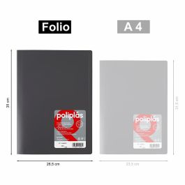 Classeur Grafoplas Bleu Feuille