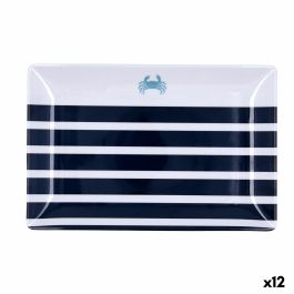 Plateau apéritif Quid Atlantic Multicouleur Bioplastique 30 x 20 x 2 cm (12 Unités)