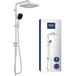 Grohe Colonne de douche Vitalio Comfort 250 avec inverseur manuel, économie d'eau, Chrome, 26698001
