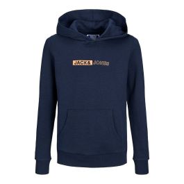 Sweat-shirt Enfant Jack & Jones JJNEO HOOD JNR 12225210 Blue marine