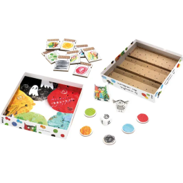 Asmodee Le Monstre des couleurs - Jeu éducatif sur les émotions - Édition compacte - De 3 ans - 2 à 5 joueurs - 20 min - Français