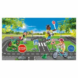 Playmobil Jeu de sécurité routière Rouge 71332