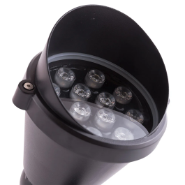 Lampe LED pour Jardins 12W 1100Lm 6000K 50.000H [SL-CPD15-12W-CW]