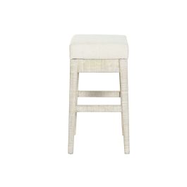 Ensemble Table + Chaises Home ESPRIT Blanc Naturel 112 x 40 x 96 cm