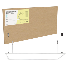 BX3 LIGHT Panneau LED Modulaire Superslim 1200x600 72W 4000 K Blanc Chaud - Pour plafonds modulaires, haute efficacité BX3-PAN120060072W-W Precio: 82.332. SKU: B1DP4GGRT8