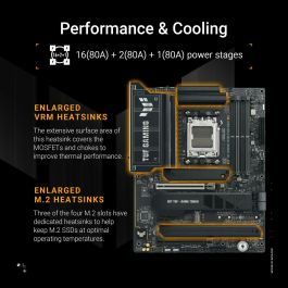 Carte Mère Asus 90MB1M70-M0EAY0 AMD AM5 AMD X870E