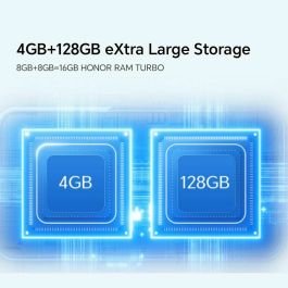 Smartphone Honor 5109BGFX 6,56" MediaTek Helio G85 8 GB RAM 4 GB RAM 128 GB Noir