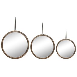 Miroir mural Home ESPRIT Naturel Tropical (3 Pièces)