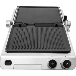 SENCOR SBG 5030BK Grill de contact 2000 W Noir, plaques antiadhésives, 3 positions, bac à huile amovible, minuteur 30 min