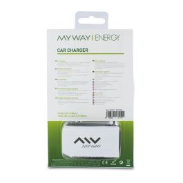 Chargeur de voiture Myway Noir 10,5 W