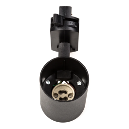 Lumiastra Projecteur sur rail monofasique 1xGU10 Noir sans ampoule