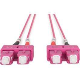 DIGITUS LWL Patchkabel SC -> SC 1.00m Multimode Duplex OM4