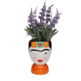 Vase Versa Céramique Escandinavo/Nórdico 14,3 X 25,5 X 18,5 CM Frida Kahlo