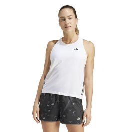Maillot de Corps sans Manches pour Femme Adidas Own the Run Blanc Running M