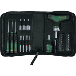 Bosch - Jeu de 31 Tournevis et Embouts de Précision avec Tournevis à Cliquet, Douilles et Sac de Rangement Precio: 15054.132. SKU: B19B2WDADW