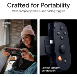 Backbone One PlayStation Edition - Manette filaire pour iPhone - Noir - Compatible Xbox Game Pass, Apple Arcade et streaming