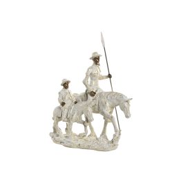Figurine Décorative Home ESPRIT Blanc Doré 28,5 X 13 X 33 CM