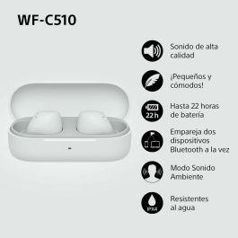 Oreillette Bluetooth Sony WF-C510 Blanc
