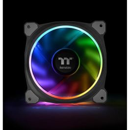 140mm Thermaltake Riing Plus 14 LED RGB Radiator Fan TT Premium Black 3 Pack