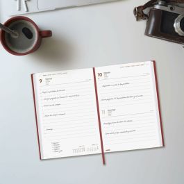 Agenda Finocam DYNAMIC MILANO Bordeaux A5 21 x 27 cm 2026