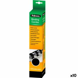 Reliures spirale Fellowes 5330702 Noir 8 mm A4 PVC Plastique (25 Unités)