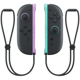 Nintendo Manettes Joy-Con 2 pour Nintendo Switch 2 - Paire Violet Clair et Vert Clair - Compatibles Mario Kart World - Connexion Bluetooth et Magnétiques