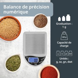 Ade Balance de Cuisine Digitale de Poche ADE4260075853437, Plastique ABS, 0.1-300g, 2 Piles AAA Incluses