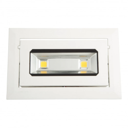 Downlight LED Rectangulaire Basculante 20W 1800Lm 6000K 40.000H [HO-DRECTBAS-20W-CW]