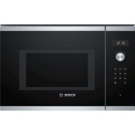 Bosch BFL554MS0 Micro-ondes encastrable Série 6 - Noir/Inox - 900 W - 7 programmes AutoPilot - Affichage LED tactile - 59.4 x 38.8 x 38.3 cm Precio: 385.104. SKU: B1A9AMPQT3
