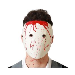 Masque facial PVC rigide avec effet de sang éclaboussé - Dégradé de sang pour Halloween et soirées d'horreur, costume effrayant Precio: 10.5. SKU: B1CFV9CKKG