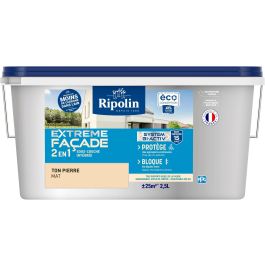 Peinture extreme façade 2 en 1 - Ton Pierre - Mat - Ripolin - 2,5L Precio: 61.5. SKU: B12D58LBCN