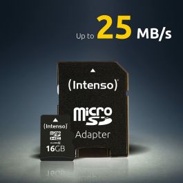 Intenso Carte MicroSDXC 128 Go Classe 10 Vitesse 25 Mo/s Résistante aux Chocs, Température, Eau et Rayons X