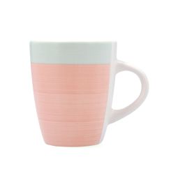 Tasse Quid Kaleido Vert Corail Céramique 330 ml (12 Unités)