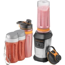 Sencor SBL 7570SS Blender Smoothie - 800 W - Argent - Avec bouteilles Tritan sans BPA, moulin et 6 lames inox - 2 programmes préréglés