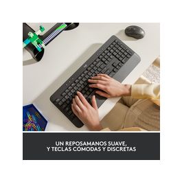 Clavier sans fil Logitech Noir Espagnol Qwerty Precio: 58.89. SKU: S7813152