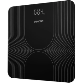 Sencor Pese-personne connecté SBS 2476BK, Balance intelligente jusqu'à 180 kg, Écran LED, Plateforme en verre Precio: 32.832. SKU: B179W8F2A3