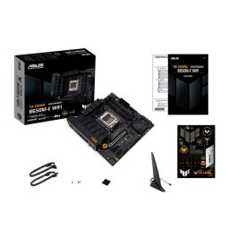 ASUS Carte Mère TUF GAMING B650M-E WiFi, Chipset AMD B650, Socket AM5, DDR5, Micro ATX, Wi-Fi 6, Bluetooth 5.2, 2.5Gb Ethernet