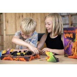 Schmidt Spiele - Délice de lave - Jeu de société de stratégie pour enfants à partir de 5 ans avec plateau volcan et figurines dragons
