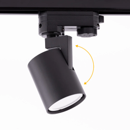 Lumiastra Projecteur sur rail triphasé 1xGU10 Noir