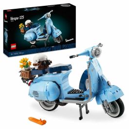 LEGO 10298 Vespa 125 - Set de construction pour adultes, modèle de scooter iconique italien vintage